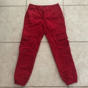 Red Jogger Pants